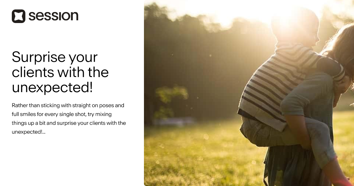 Surprise your clients with the unexpected! | Session